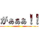 がぁぁぁ！！ (絵)