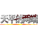 天平的两端 ()