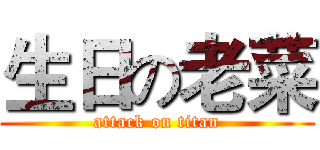 生日の老菜 (attack on titan)