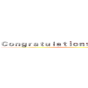 Ｃｏｎｇｒａｔｕｌａｔｉｏｎｓ ｏｎ ｇｅｔｔｉｎｇ ()
