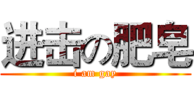 进击の肥皂 (i am gay)