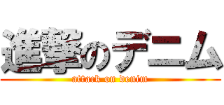進撃のデニム (attack on denim)