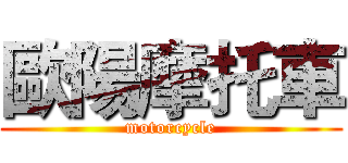 歐陽摩托車 (motorcycle)