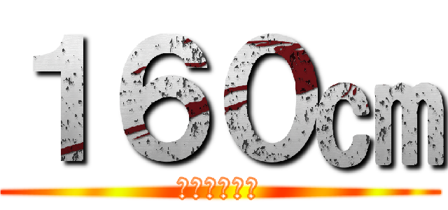 １６０㎝ (リヴァイ兵長)