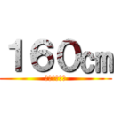 １６０㎝ (リヴァイ兵長)