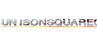 ＵＮＩＳＯＮＳＱＵＡＲＥＧＡＲＤＥＮ (attack on titan)