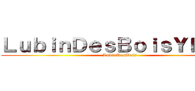 ＬｕｂｉｎＤｅｓＢｏｉｓＹｈｅａ  (LubinDesBois )