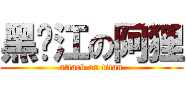 黑龙江の阿狸 (attack on titan)