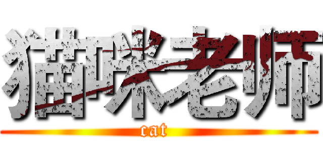猫咪老师 (cat )