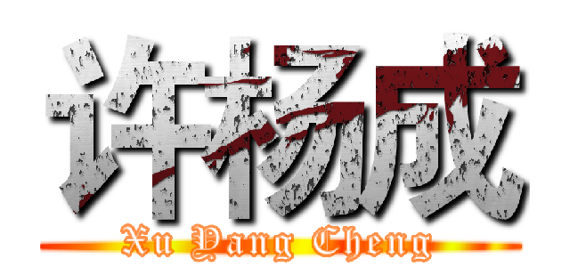 许杨成 (Xu Yang Cheng)