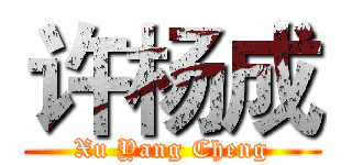 许杨成 (Xu Yang Cheng)