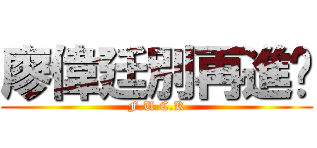 廖偉廷別再進擊 (F.U.C.K)