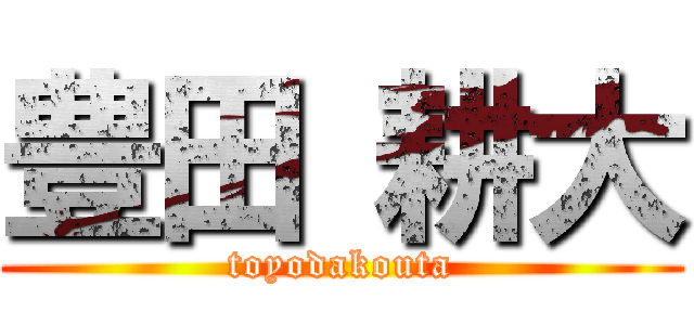 豊田 耕大 (toyodakouta)