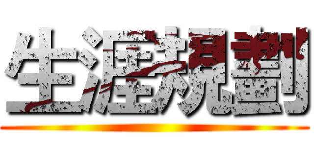 生涯規劃 ()