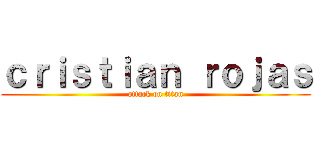 ｃｒｉｓｔｉａｎ ｒｏｊａｓ (attack on titan)