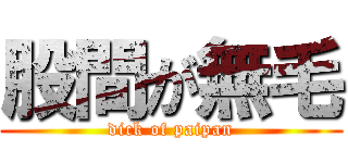 股間が無毛 (dick of paipan)