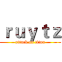 ｒｕｙｔｚ (attack on titan)