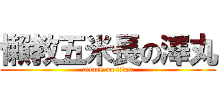 懶教五米長の澤丸 (attack on titan)
