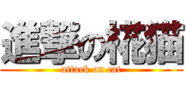 進撃の椛猫 (attack on cat)