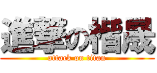進撃の楷晟 (attack on titan)