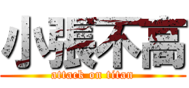 小張不高 (attack on titan)