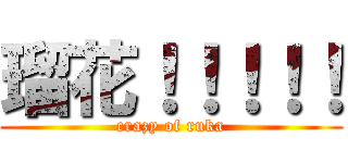 瑠花！！！！！ (crazy of ruka)