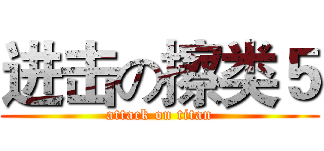 进击の擦类５ (attack on titan)