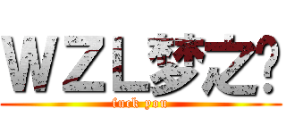 ＷＺＬ梦之队 (fuck you)