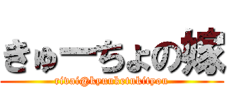 きゅーちょの嫁 (rivai@kyuuketukityou)