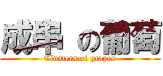 成串 の葡萄 (Clusters of grapes)