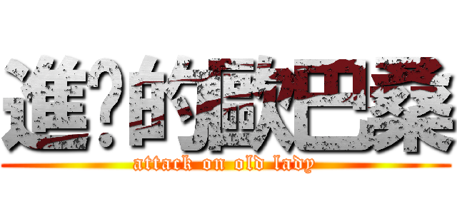 進擊的歐巴桑 (attack on old lady)