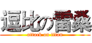 逗比の雷桑 (attack on titan)