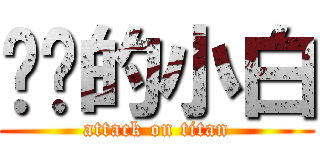 进击的小白 (attack on titan)