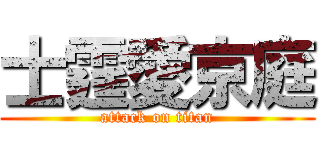 士霆愛京庭 (attack on titan)