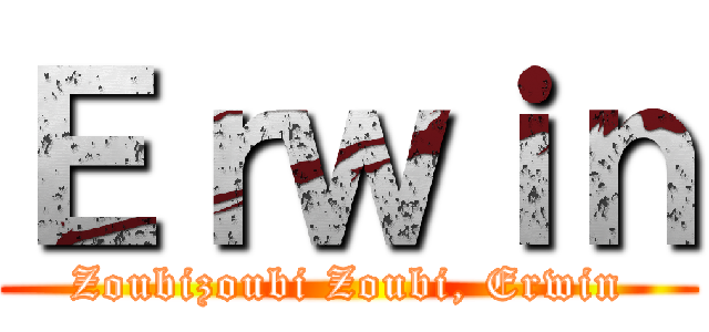 Ｅｒｗｉｎ (Zoubizoubi Zoubi, Erwin)