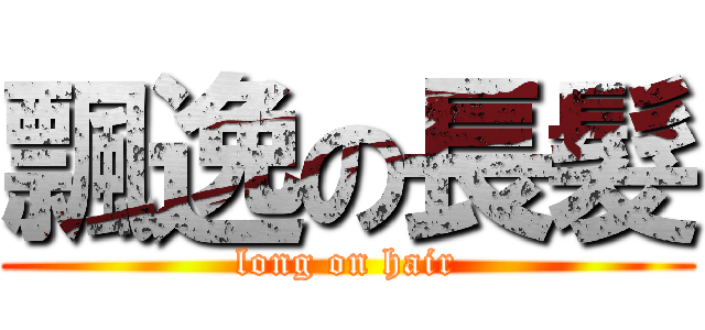 飄逸の長髮 (long on hair)