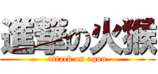 進撃の火猴 (attack on agou)