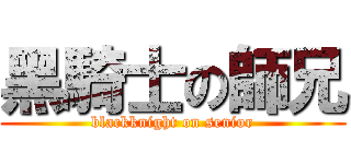 黑騎士の師兄 (blackknight on senior)