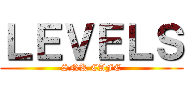 ＬＥＶＥＬＳ (SNK CAFE)