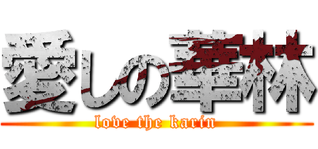 愛しの華林 (love the karin)