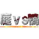 庭ｖｓ鴨 (attack on titan)