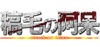稿毛の阿呆 (attack on titan)