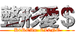 整形愛＄ (K0REAn  CL0NE)