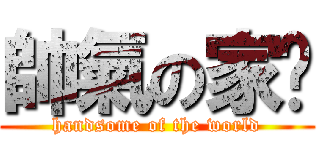 帥氣の家瑋 (handsome of the world)