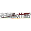 在進撃の什麼啦 (attack on titan)