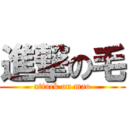 進撃の毛 (attack on mao)