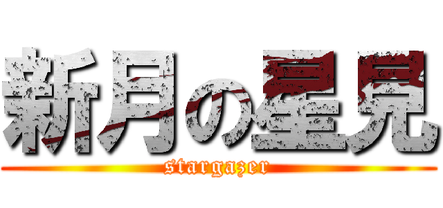 新月の星見 (stargazer)
