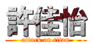 許佳怡 (attack on titan)