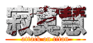 寂寞慧 (attack on titan)