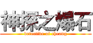 神探之爆石 (detective of cheang)
